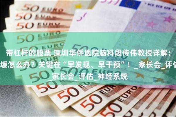 带杠杆的股票 深圳华侨医院脑科段传伟教授详解：孩子发育迟缓怎么办？关键在“早发现、早干预”！_家长会_评估_神经系统